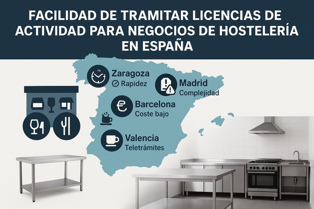Licencia de hostelería en España: ¿dónde resulta más fácil obtenerla?