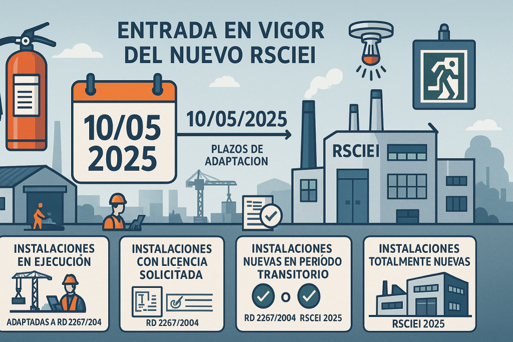 Seguridad industrial reforzada: así cambia el Reglamento de Incendios en establecimientos industriales