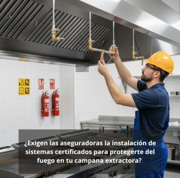 Evita problemas con tu aseguradora: instala sistemas certificados en tu campana extractora