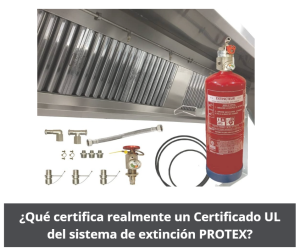 ¿Qué certifica realmente un Certificado UL del sistema de extinción PROTEX?