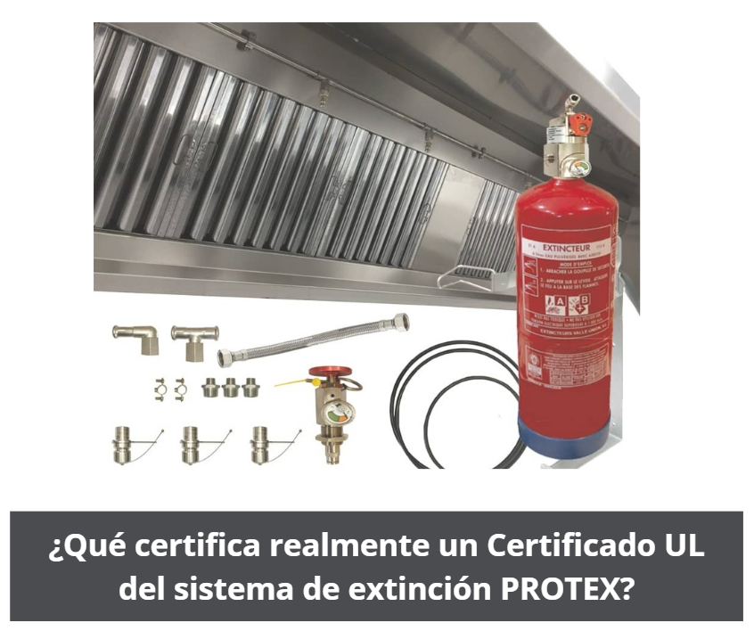 ¿Qué certifica realmente un Certificado UL del sistema de extinción PROTEX?