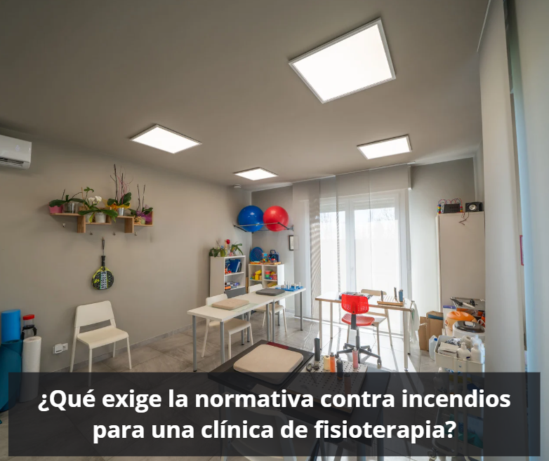 Normativa contra incendios en clínicas de fisioterapia: qué debes cumplir
