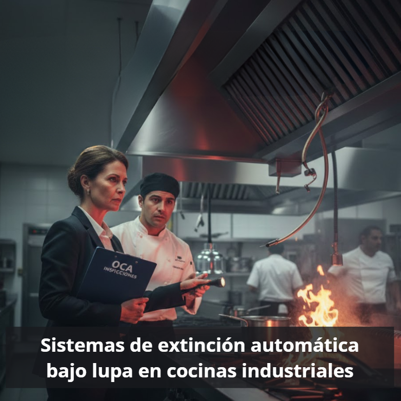La OCA pone el foco en las cocinas industriales: así se revisan los sistemas de extinción automática