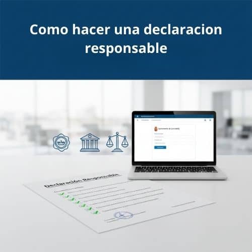 Como hacer una declaracion responsable