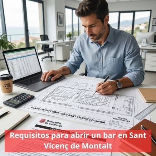 Requisitos para abrir un bar en Sant Vicenç de Montalt