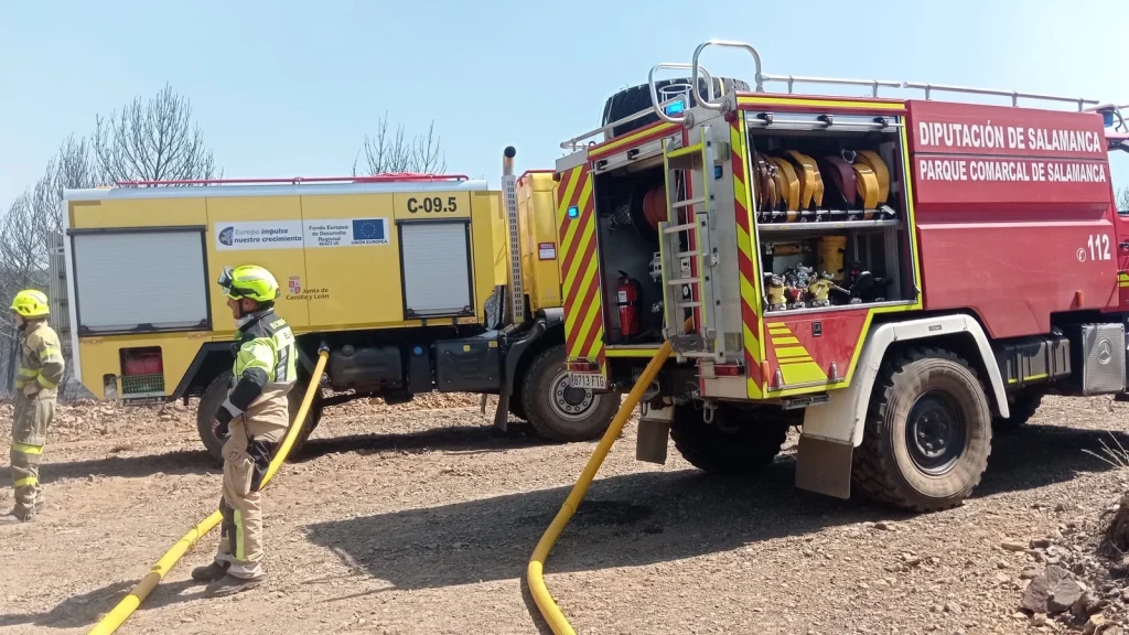 Salamanca refuerza su seguridad gracias a las 1.830 actuaciones de los bomberos provinciales. Balance anual del operativo